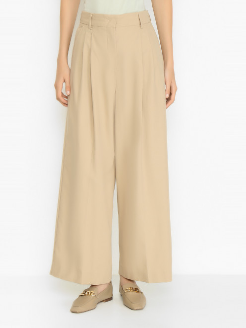 Брюки с защипами Weekend Max Mara - МодельВерхНиз