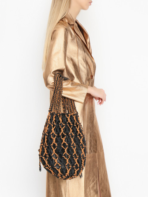 Плетеная сумка-мешок Alysi - МодельВерхНиз