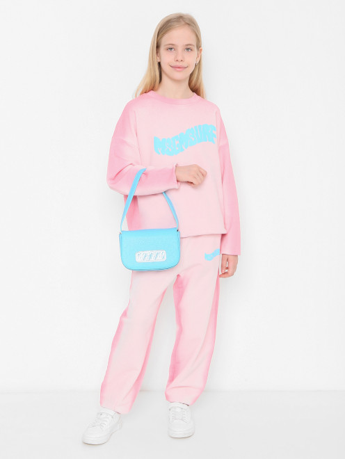 Сумка через плечо с логотипом MSGM - МодельОбщийВид
