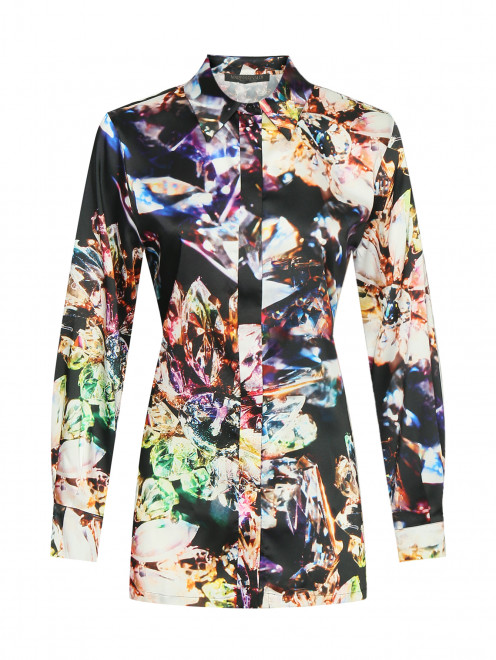 Блуза-рубашка с узором кристаллы Marina Rinaldi - Общий вид