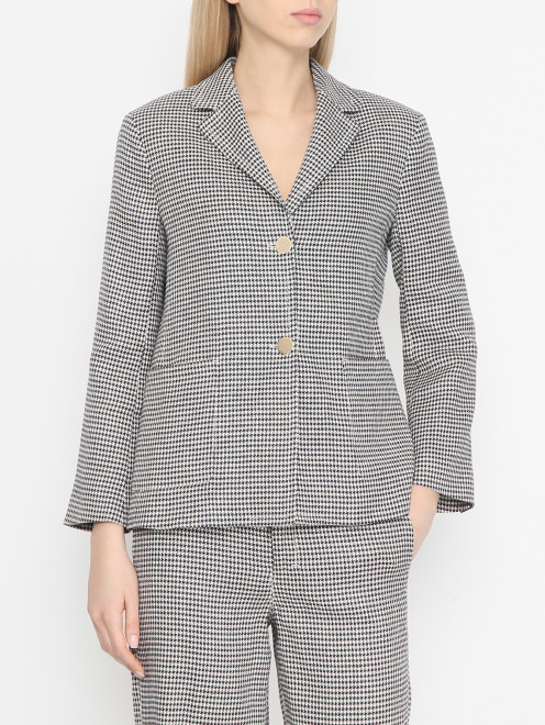 Жакет в гусиную лапку Max Mara - МодельВерхНиз