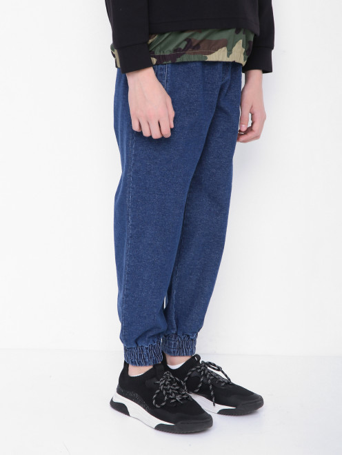 Джинсовые брюки на резинке Dolce & Gabbana - МодельВерхНиз