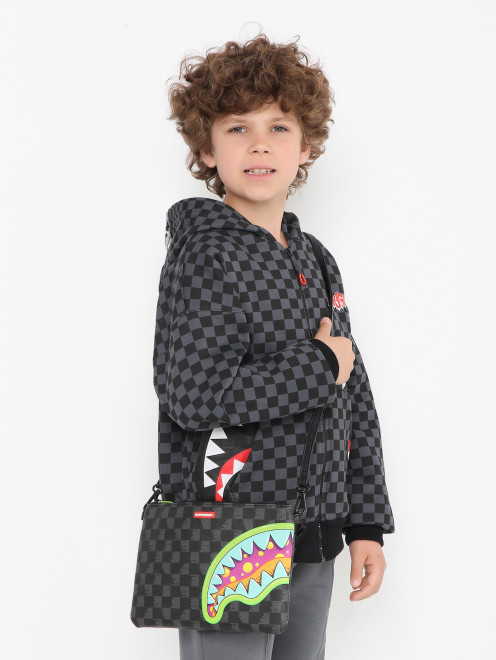 Сумка - кошелек с принтом Sprayground - МодельВерхНиз