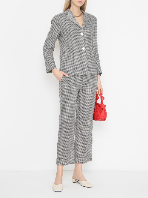 Жакет в гусиную лапку Max Mara - МодельОбщийВид