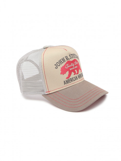 Бейсболка из хлопка с логотипом Stetson - Общий вид