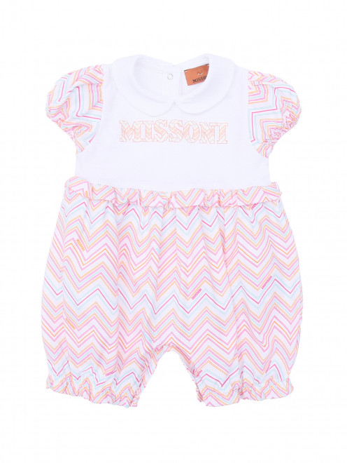 Комбинезон из хлопка с узором Missoni - Общий вид