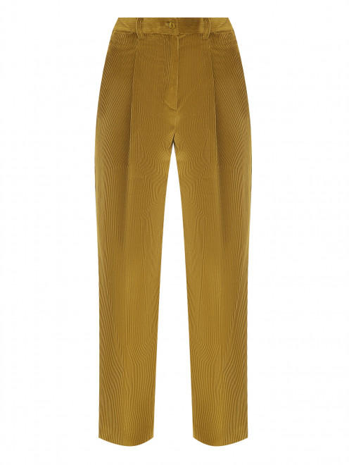 Брюки вельветовые с карманами Weekend Max Mara - Общий вид
