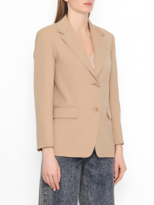 Жакет из шерсти на пуговицах Weekend Max Mara - МодельВерхНиз