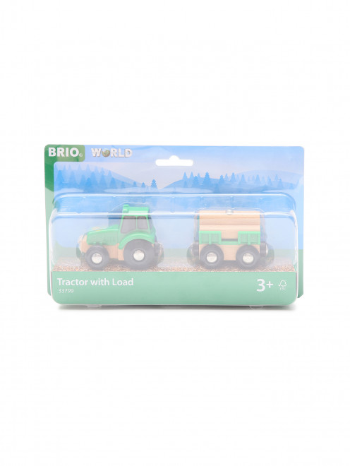 Игровой набор - Трактор с бревнами BRIO - Общий вид