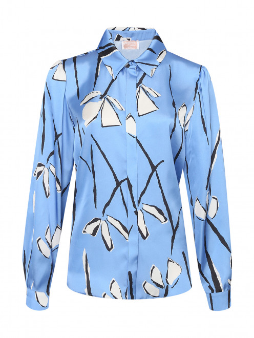 Блуза с узором на пуговицах Persona by Marina Rinaldi - Общий вид