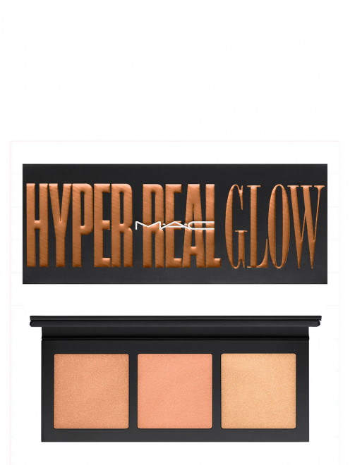 Палетка хайлайтеров Hyper Real Glow Palette, оттенок Shimmy Peach, 13.5 г Mac - Обтравка1