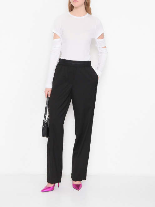 Брюки на резинке Helmut Lang - МодельОбщийВид