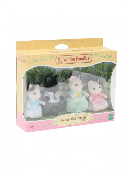 Набор "Семья Черно-Белых Кошек" Sylvanian Families - Обтравка1