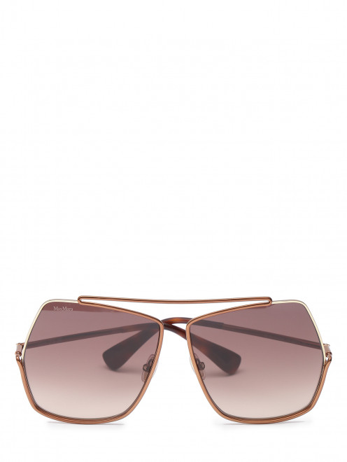 Солнцезащитные очки в металлической оправе Max Mara - Общий вид