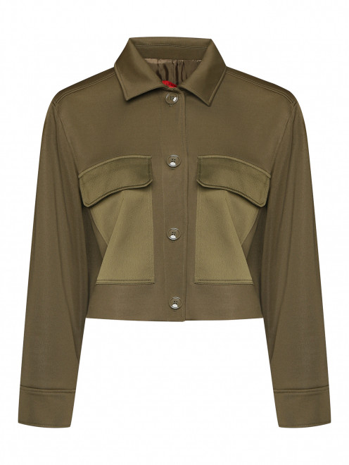 Укороченная куртка с накладными карманами Max&Co - Общий вид