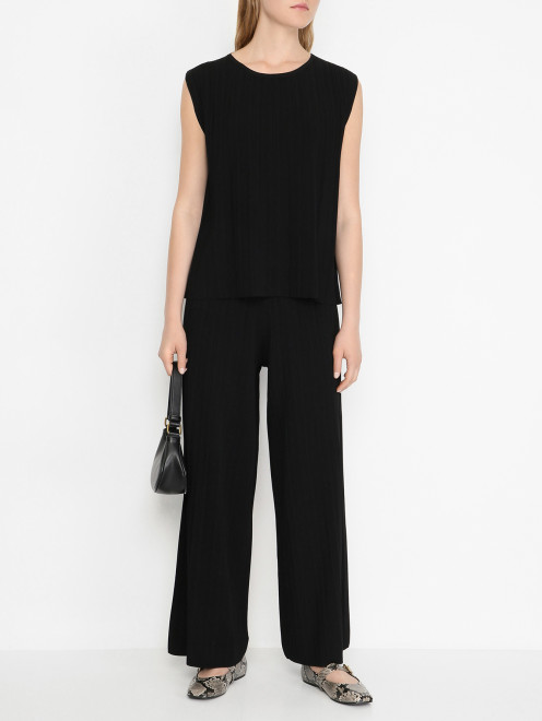 Трикотажный топ без рукавов Weekend Max Mara - МодельОбщийВид