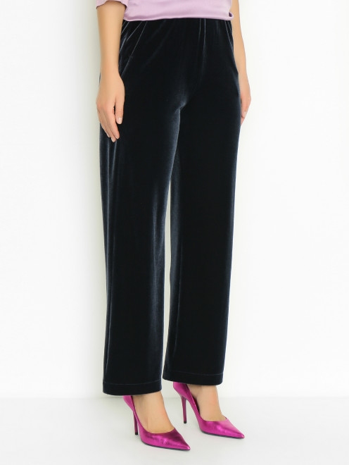 Велюровые брюки на резинке Marina Rinaldi - МодельВерхНиз