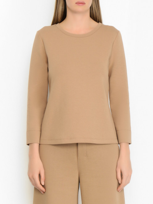 Лонгслив с эластаном Max Mara - МодельВерхНиз