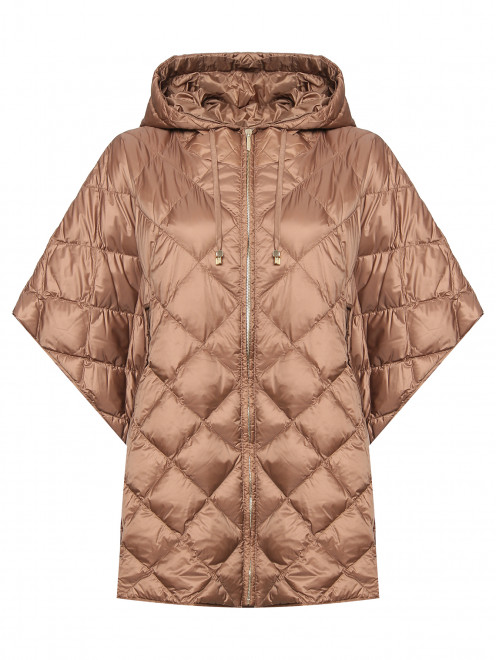 Пуховое стеганое пончо Max Mara - Общий вид