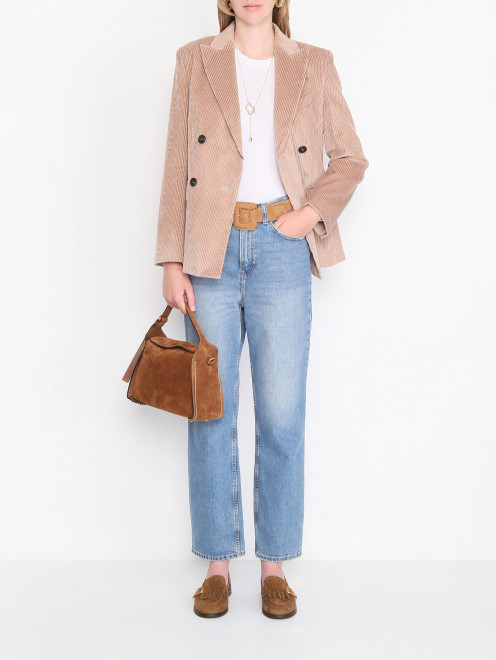 Вельветовый жакет на пуговицах Weekend Max Mara - МодельОбщийВид