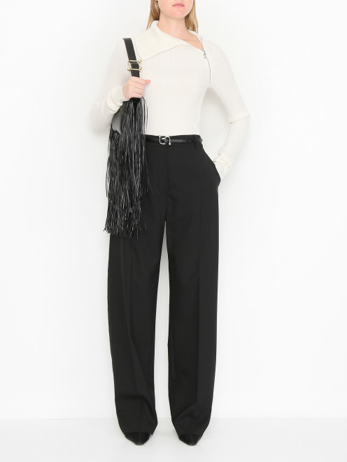 Прямые брюки из шерсти Sportmax - МодельОбщийВид