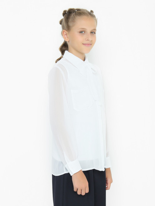 Блуза с накладными карманами Aletta Couture - МодельВерхНиз