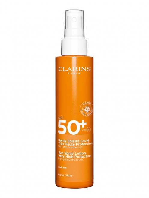 Солнцезащитное молочко-спрей для тела SPF 50+, 150 мл Clarins - Общий вид