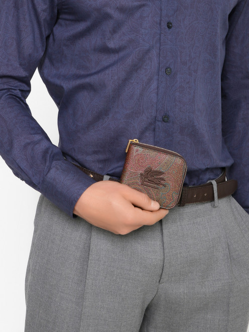 Кошелек на молнии Etro - МодельОбщийВид