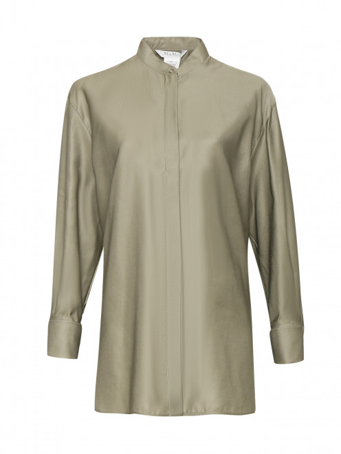 Удлиненная блуза из хлопка Max Mara - Общий вид