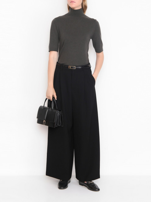 Джемпер из шерсти с короткими рукавами Max Mara - МодельОбщийВид