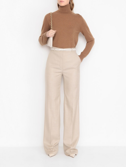Брюки из смешанной шерсти Max Mara - МодельОбщийВид