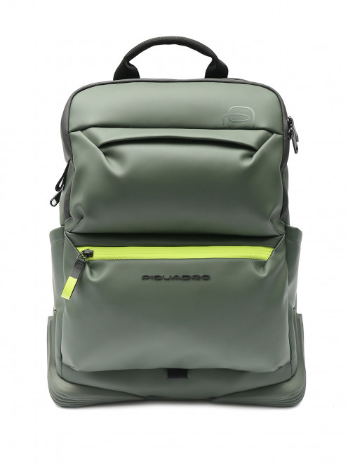 Рюкзак на молнии с контрастной отделкой Piquadro - Общий вид