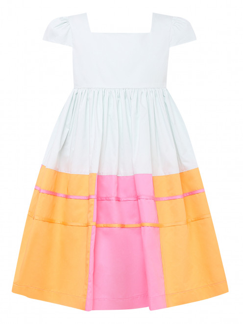 Платье из хлопка с квадратным вырезом MiMiSol - Общий вид