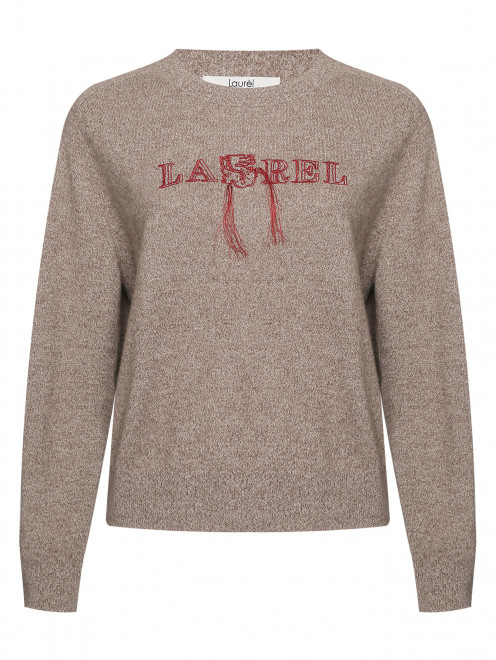 Джемпер из шерсти и кашемира с логотипом Laurel - Общий вид