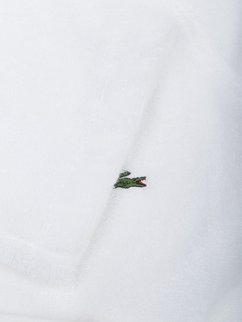 Халат из хлопка с поясом Lacoste - Деталь
