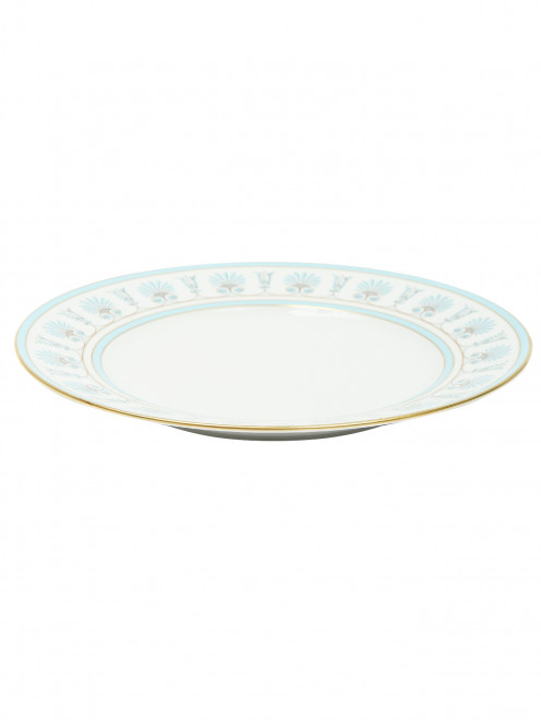 Тарелка обеденная с орнаментом и золотой окантовкой Ginori 1735 - Обтравка1