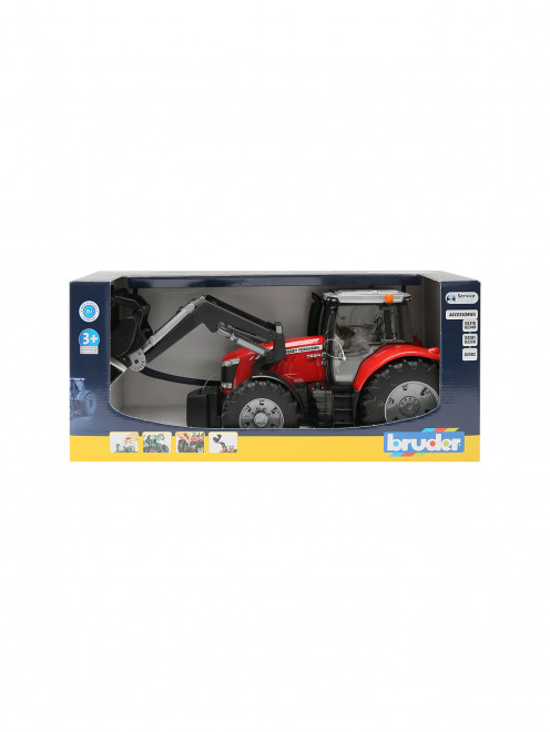 Трактор Massey Ferguson 7600 с погрузчиком Bruder - Общий вид