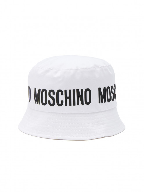 Панама из хлопка с логотипом Moschino - Общий вид