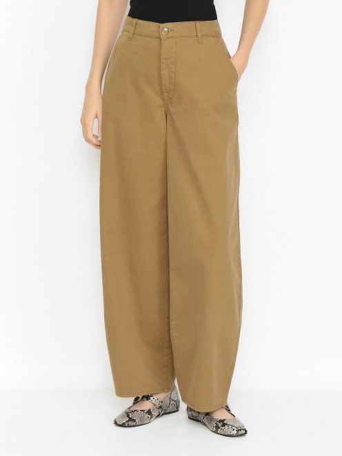 Широкие брюки из денима 7 For All Mankind - МодельВерхНиз