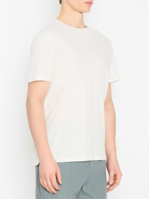 Базовая футболка из шерсти Isaia - МодельВерхНиз