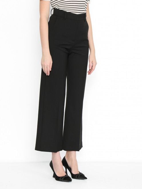 Прямые брюки из шерсти Weekend Max Mara - МодельВерхНиз