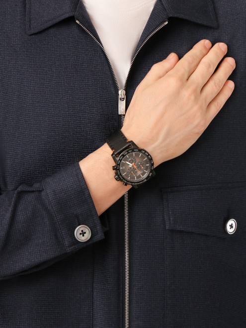 Часы кварцевые на ремне из телячьей кожи Tissot - МодельОбщийВид