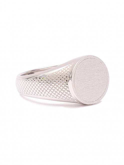 Серебряное кольцо с фактурным покрытием Tateossian - Общий вид