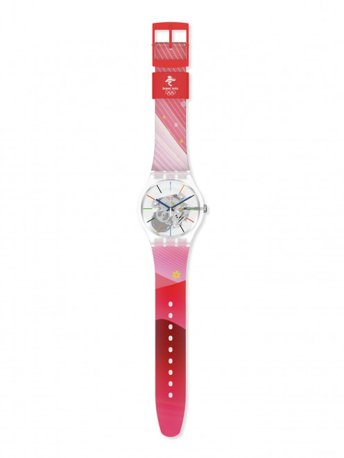 Часы Red Rivers And Mountains Swatch - Обтравка1