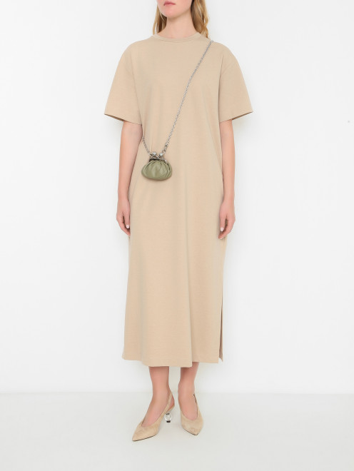 Сумка мини из кожи Weekend Max Mara - МодельОбщийВид