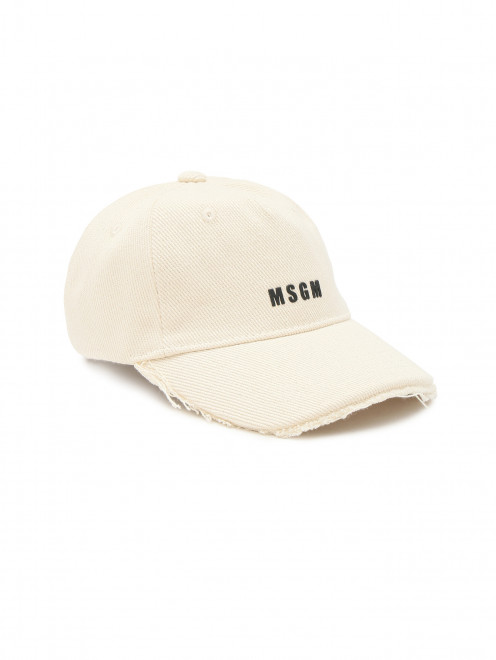 Бейсболка из хлопка с логотипом MSGM - Общий вид