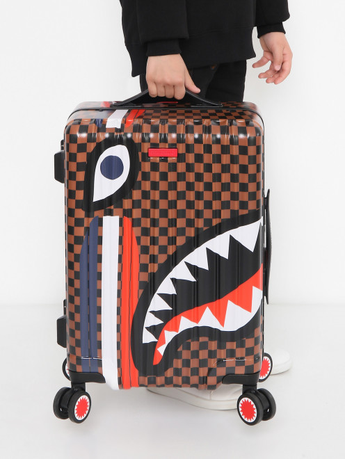 Чемодан детский с принтом Sprayground - МодельВерхНиз