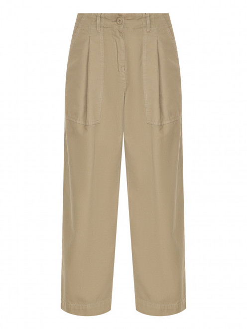 Укороченные брюки с защипами Weekend Max Mara - Общий вид