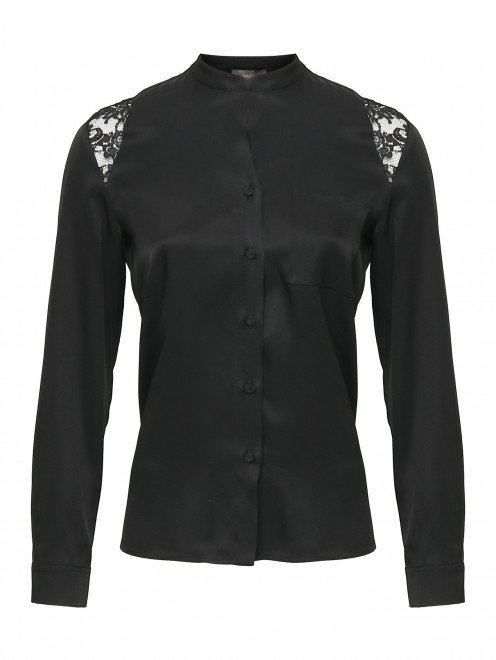 Блуза с ажурными вставками Lorena Antoniazzi - Общий вид