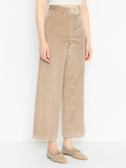 Брюки из вельвета Max Mara - МодельВерхНиз